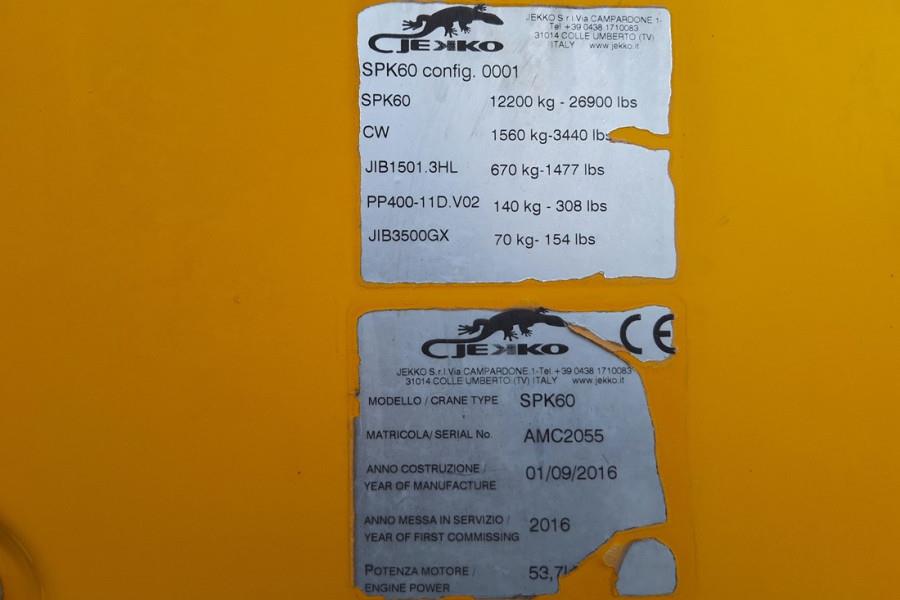 Jekko SPK60 INCL NEW TRACK PADS, Hybrid - Diesel + Elect