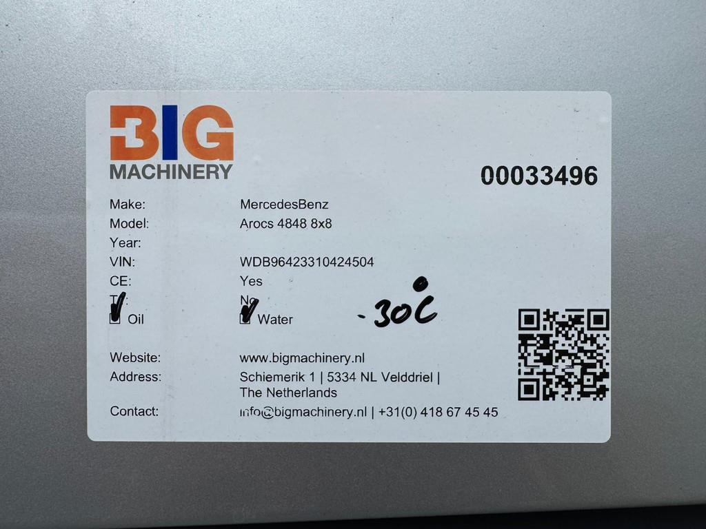 Mercedes-Benz Arocs 4848 8x8 tipper