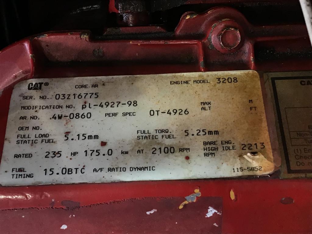 CAT 3208 03Z-4W0860 USED