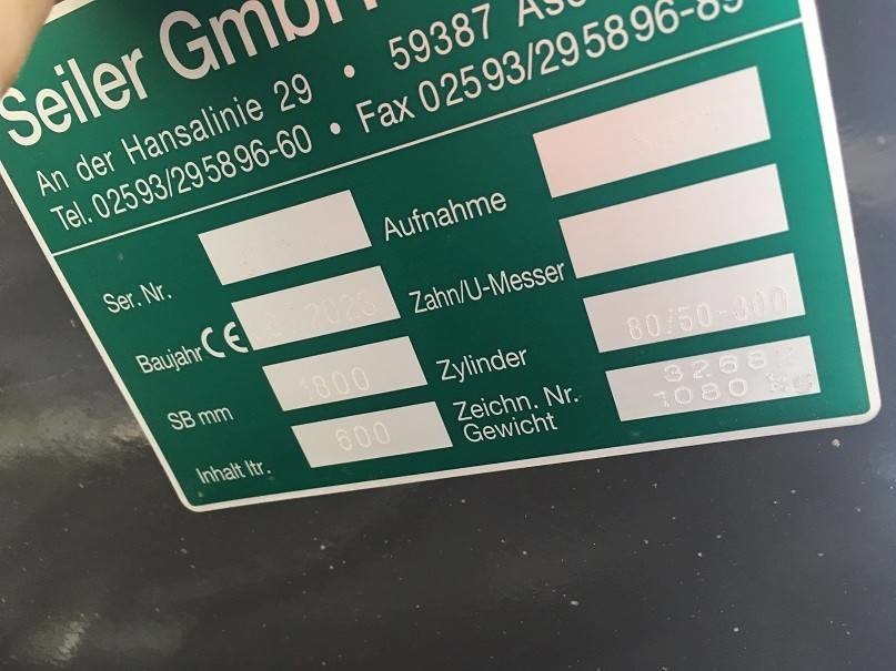 Seiler (99002400) 1.80 m GLV / ditch cleaning bucket MS 2