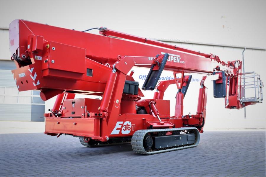 Teupen Leo 36t 230 V Electric Motor + Diesel, Rubber Trac