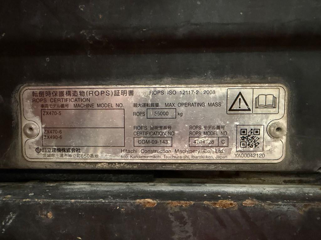 Hitachi ZX490 LCH-6-MN