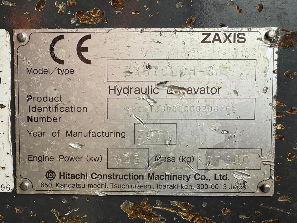 Hitachi ZX670LCH-3