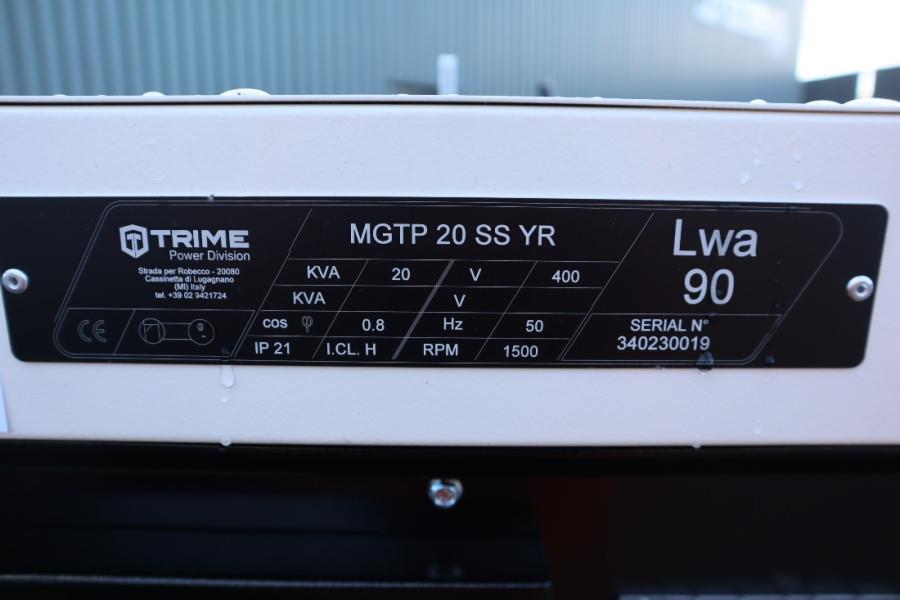 Trime MGTP 20 SS YR Valid inspection, *Guarantee! Diesel