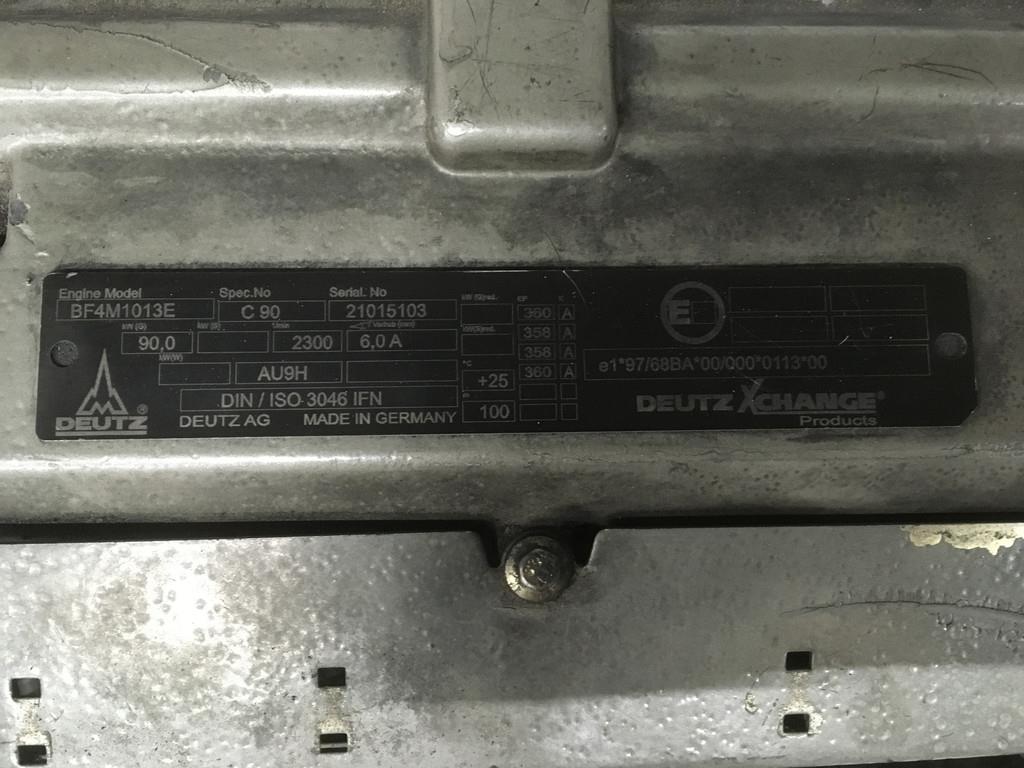 Deutz BF4M1013E USED