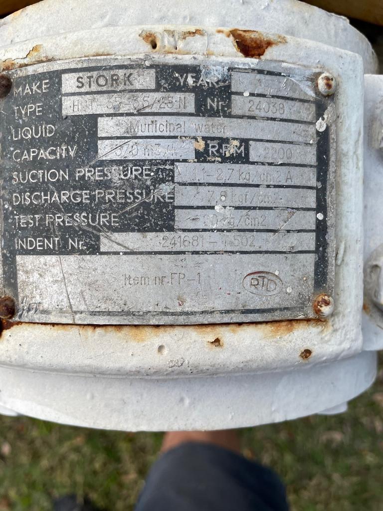 MWM D232 V12 PUMP USED