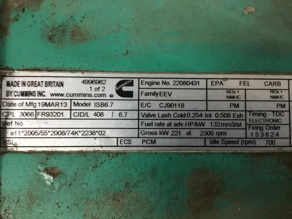 Cummins ISBE6.7 COMMONRAIL USED