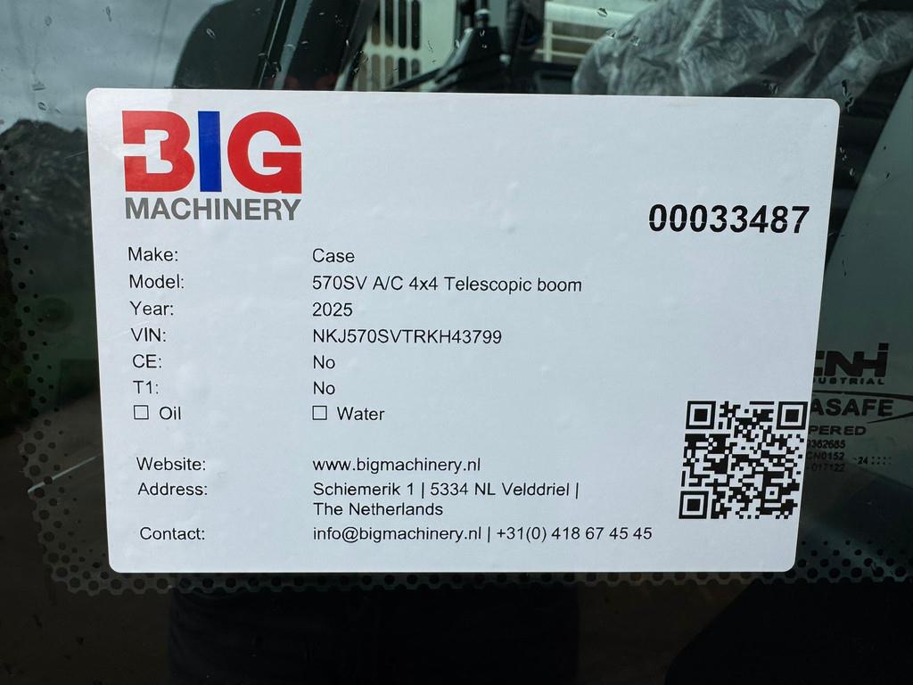 CASE 570SV A/C 4x4 Telescopic boom