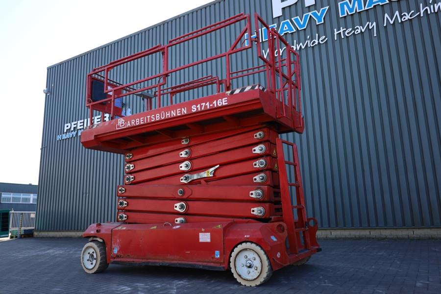 PB LIFT S171-16E Electric, 17.3m Working Height, 400k