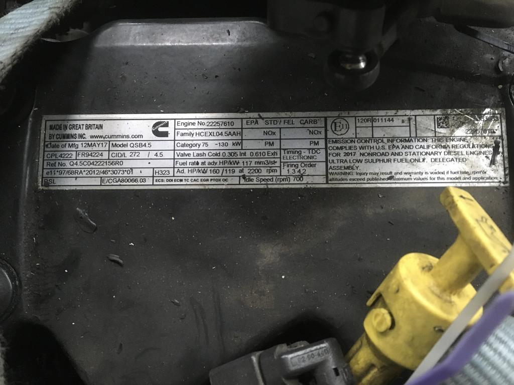 Cummins QSB4.5 CPL4222 USED