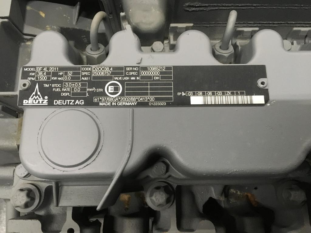 Deutz BF4L2011 GENERATOR 40KVA NEW