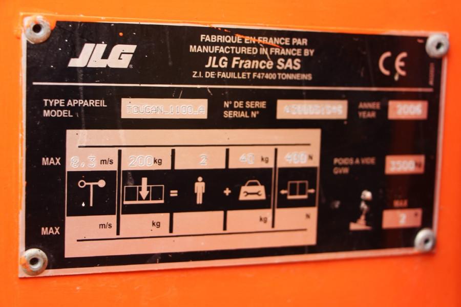 JLG Toucan 1100A As-Is, Electric, 11.1m Working Height