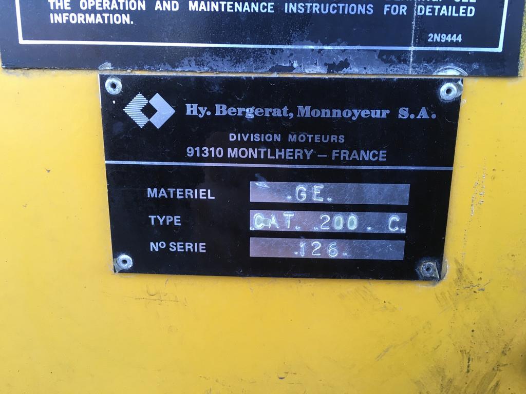 CAT 3406DI GENERATOR 225KVA USED