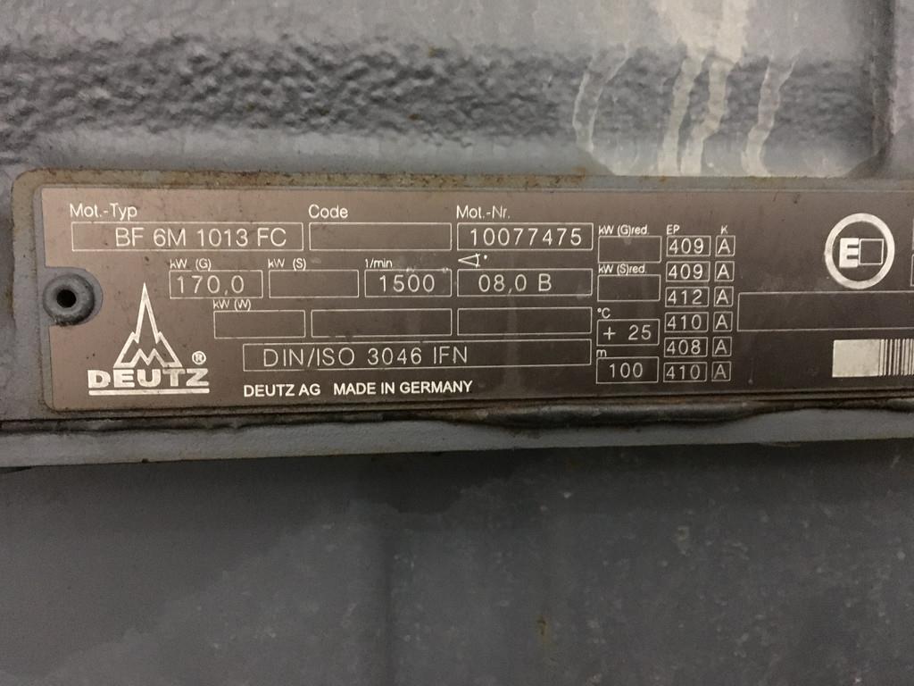 Deutz BF6M1013FC USED