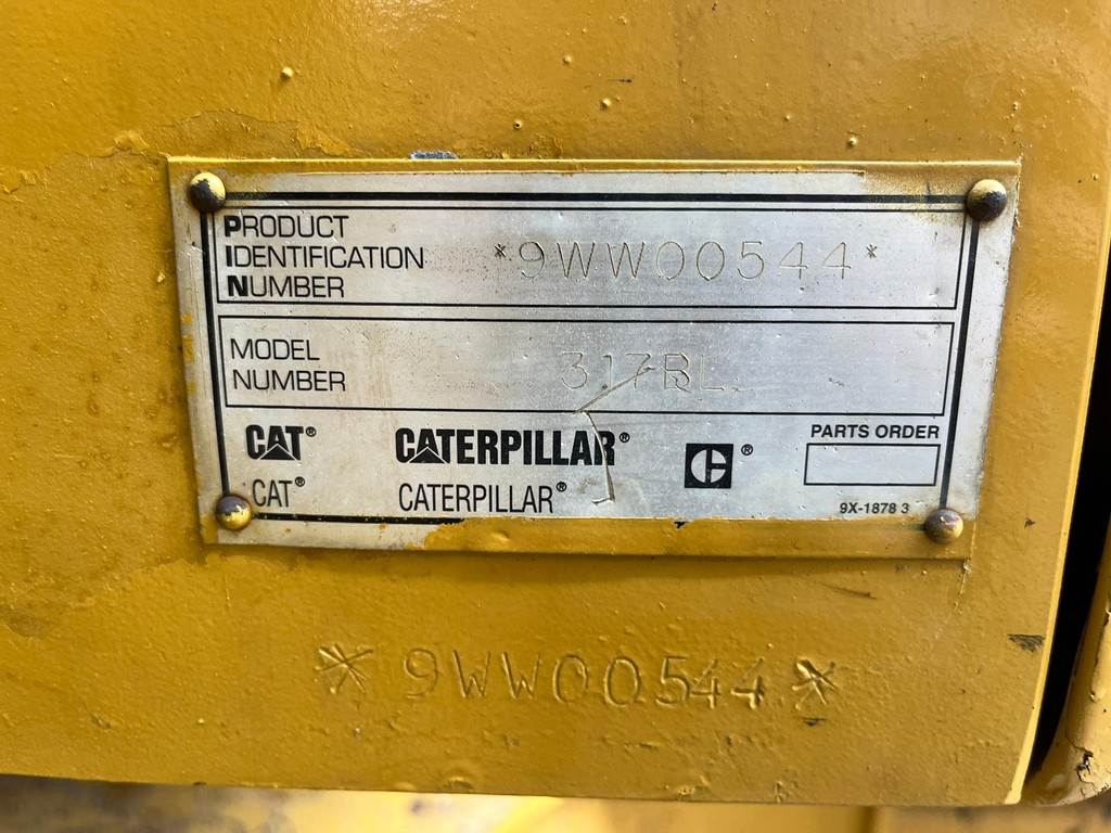 CAT 317BL - CE certified / Triple boom