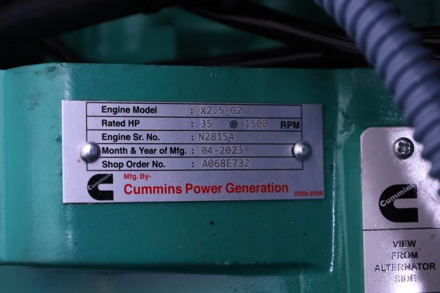 Cummins C22D5Q Declaration of Conformity, Diesel, 22kVA, A