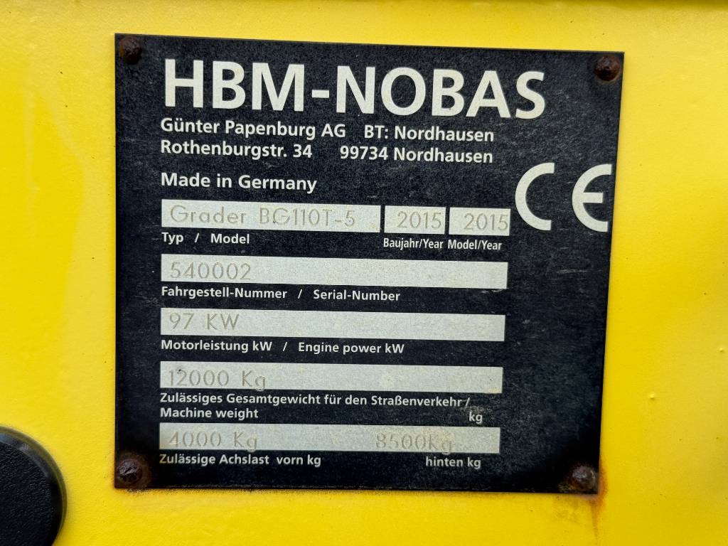 HBM BG110T-5 - Front Blade + Ripper / TRIMBLE AS400