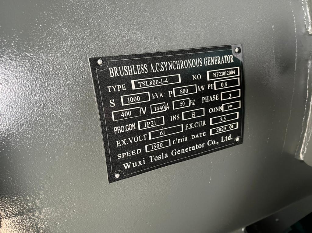 Giga Power RT-W800GF 1000 kVA silent generator