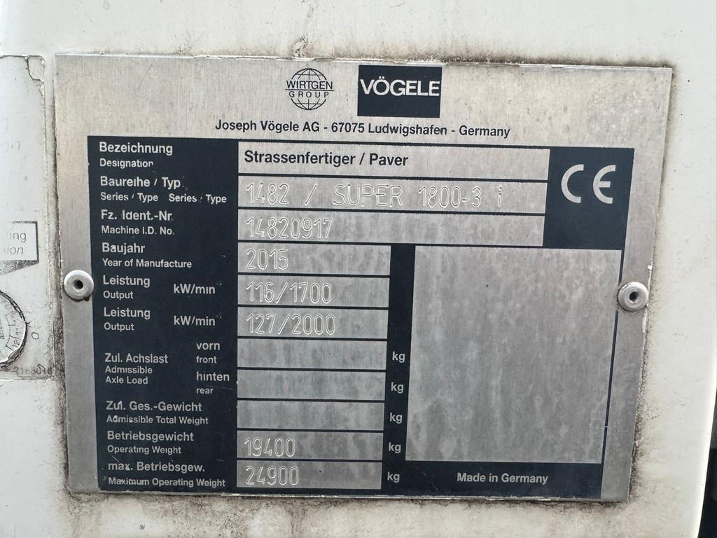 Vögele Super 1800-3i