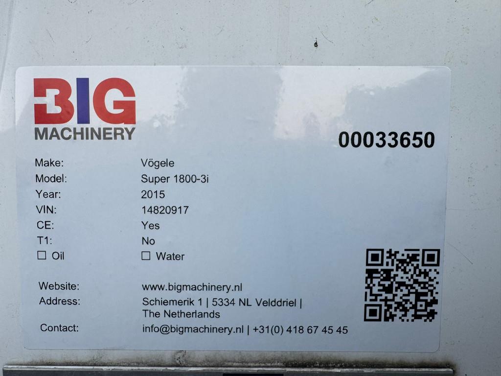 Vögele Super 1800-3i