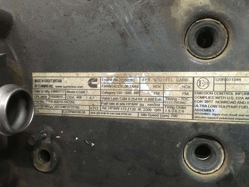 Cummins QSB6.7 CPL3856 USED