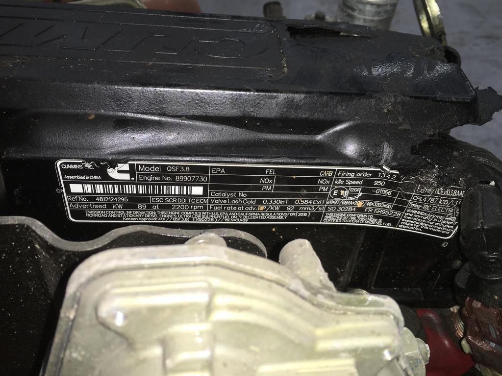 Cummins QSF 3.8 CPL4787 USED