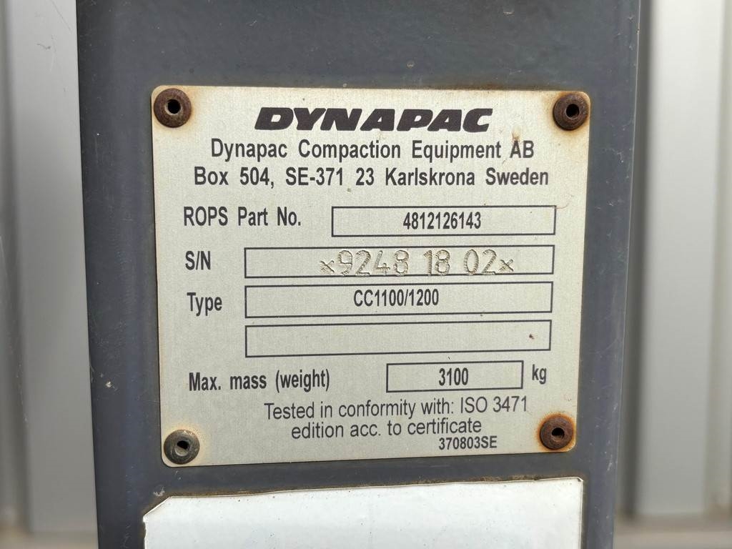 Dynapac CC1200 - 890 hours