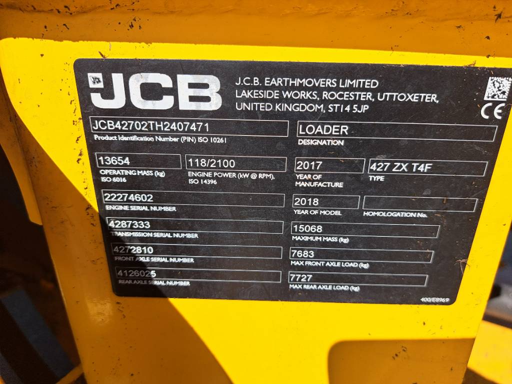 JCB 427 ZX