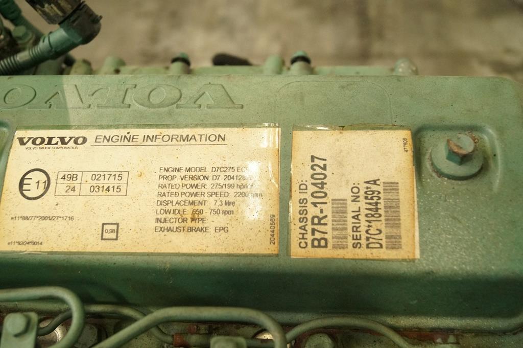 Volvo D7C 275 RECONDITIONED