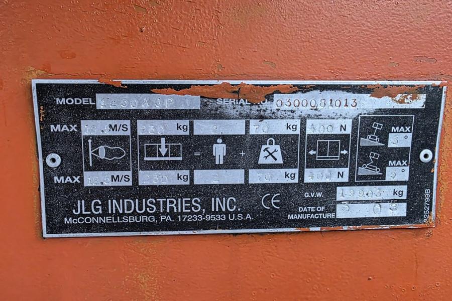 2005 JLG 1250AJP DIESEL, 4X4X4 DRIVE, 40.1M WORKING HEIGHT,-44799920