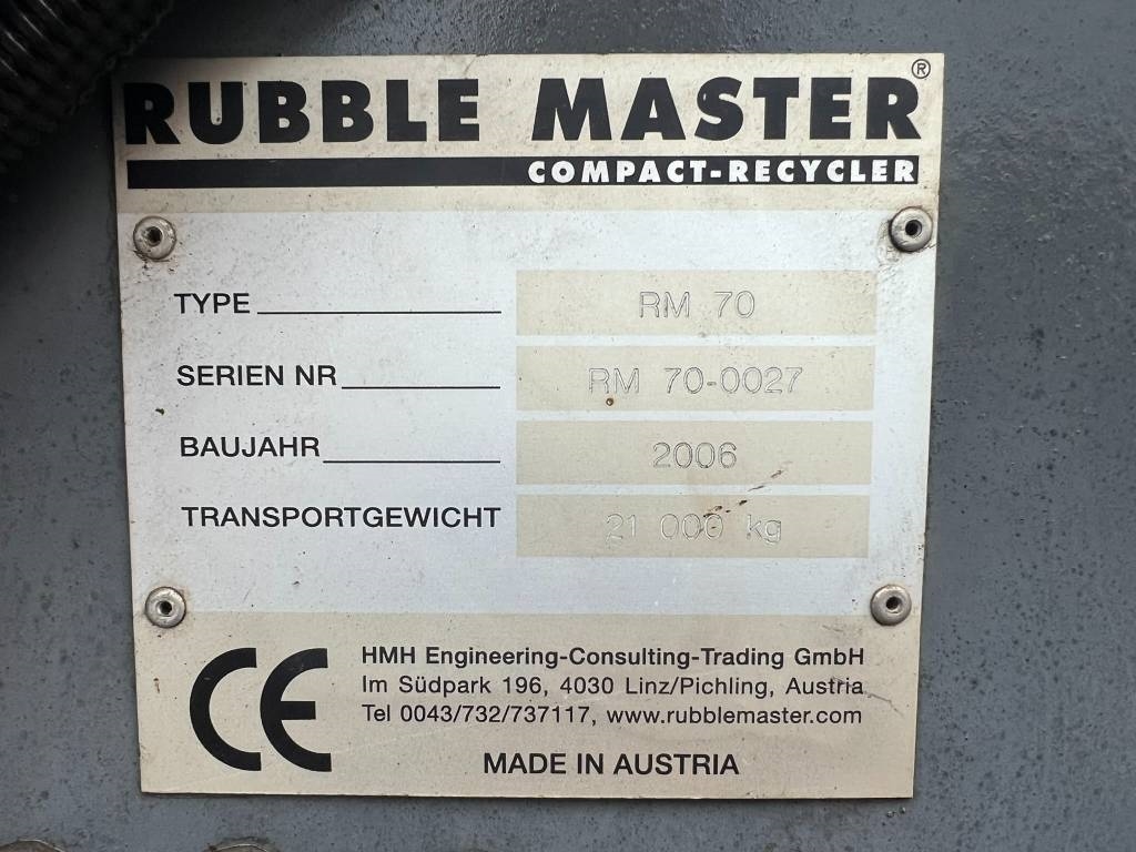 Rubble Master RM 70