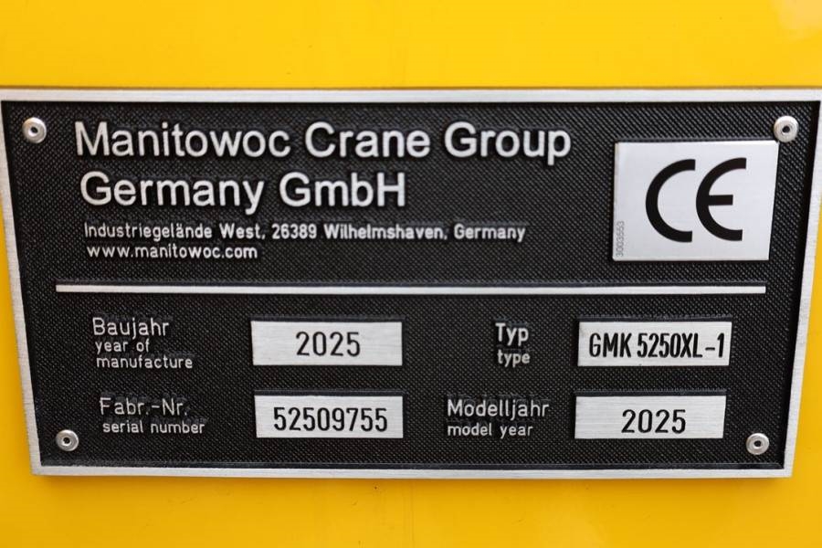 Grove GMK5250XL-1 Available For Rent, Dutch Registration