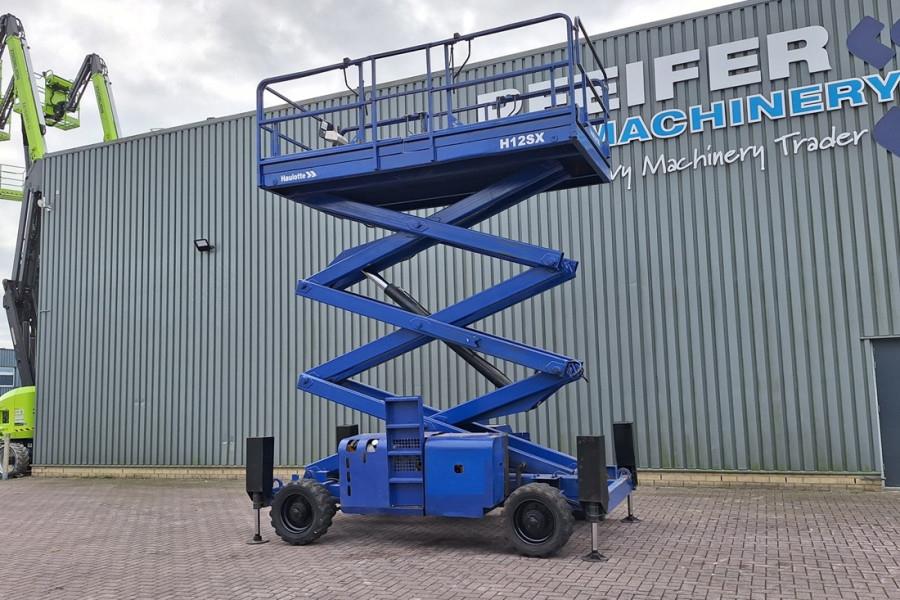 Haulotte H12SX Diesel, 4x4 Drive, 12m Working Height, 700kg
