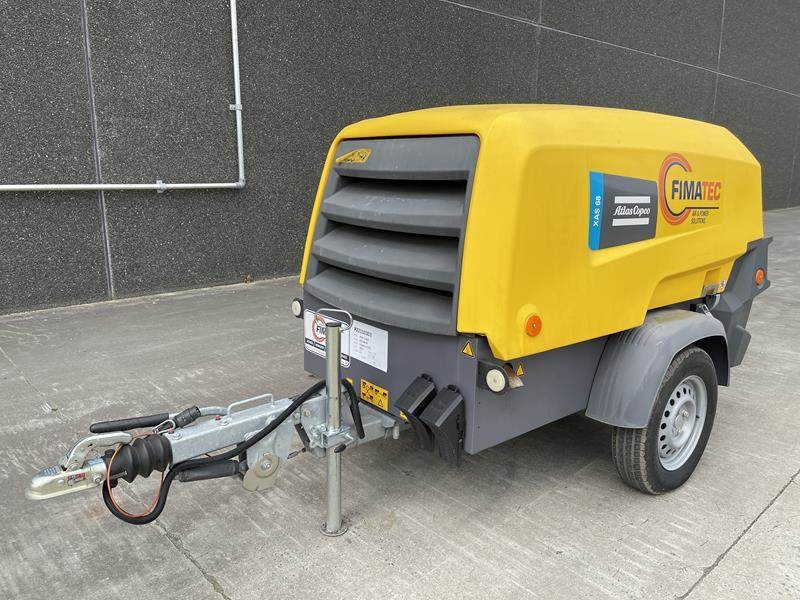 Atlas Copco XAS 68 KD - N WHEELS W.B. DIN EYE