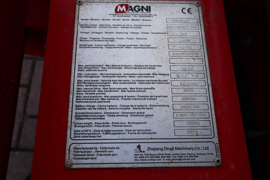 Magni ES1012E Valid inspection, *Guarantee! Electric, 10
