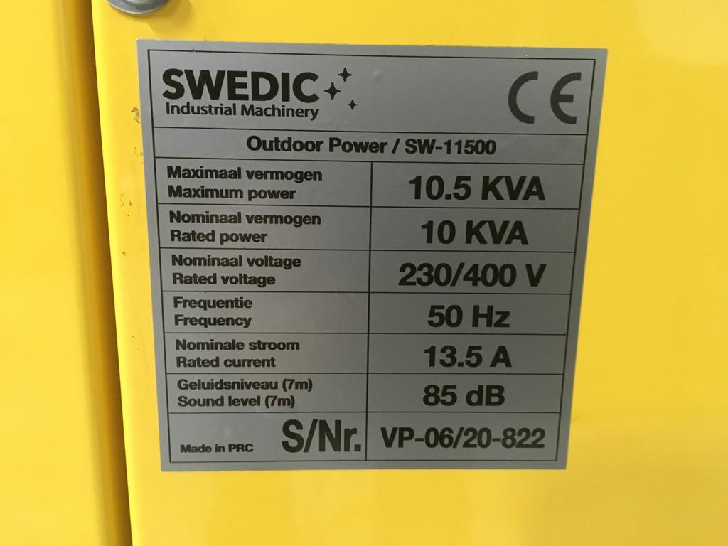 [Other] SWEDIC SW-11500 GENERATOR 10KVA NEW