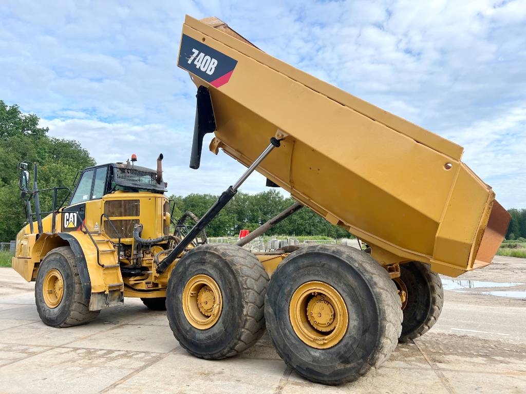 CAT 740B - Automatic Greasing / Camera / Airco