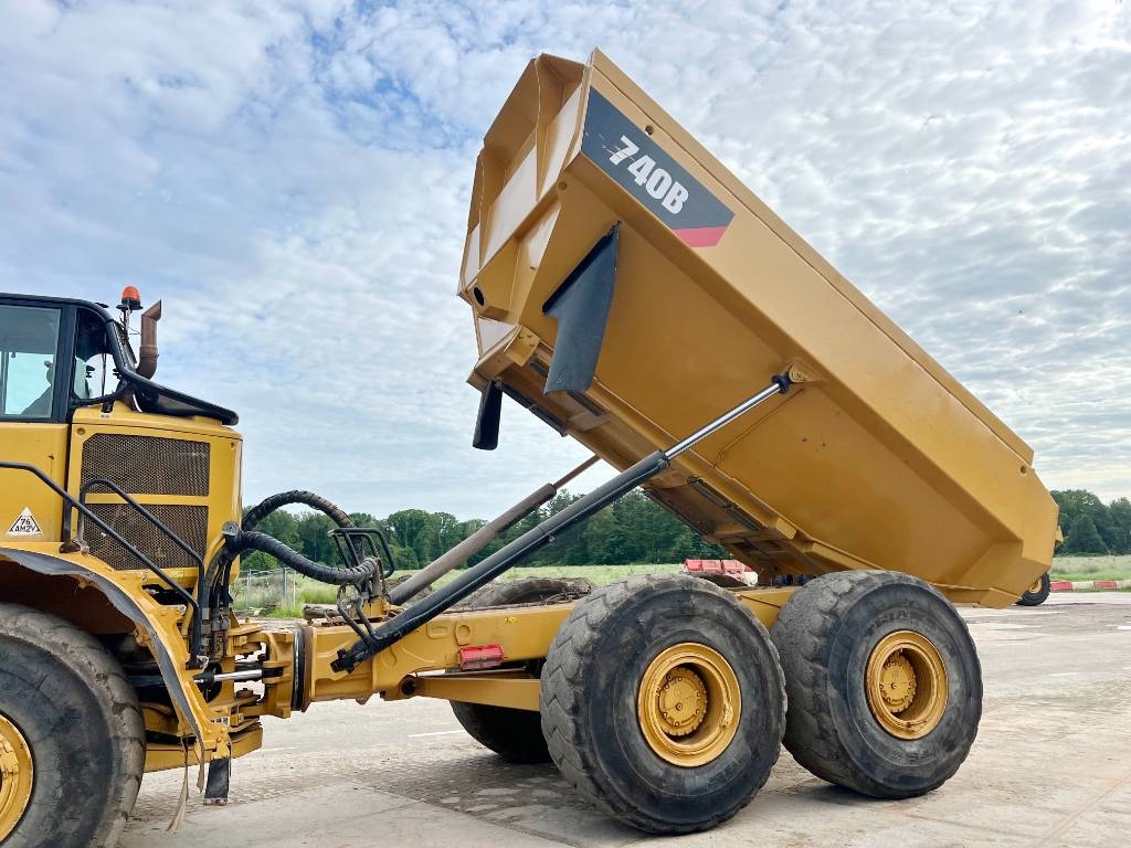 CAT 740B - Automatic Greasing / Camera / Airco