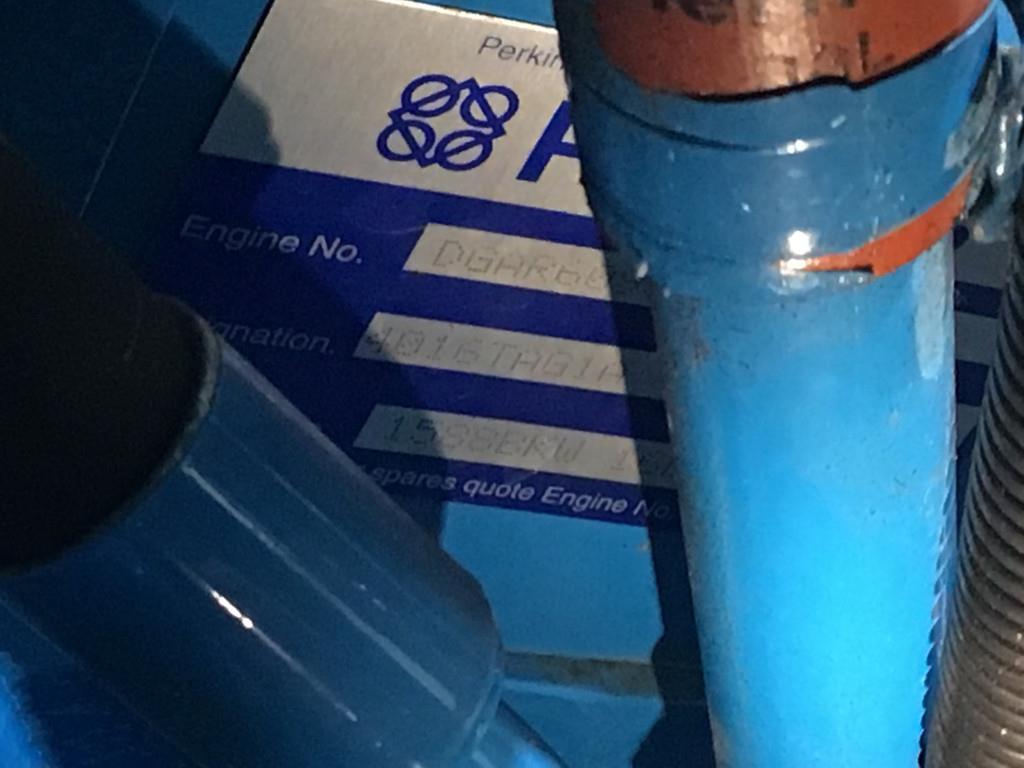 Perkins TAMFORD A09I220986 GENERATOR 1900 KVA USED