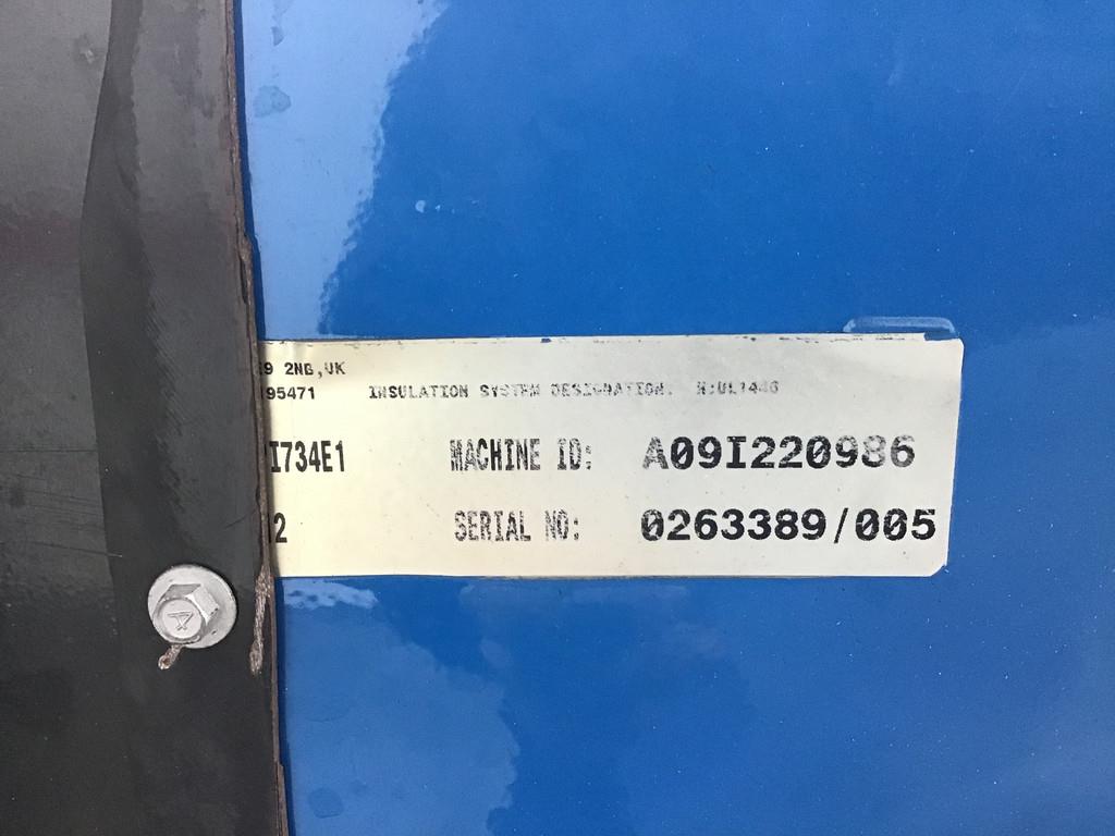 Perkins TAMFORD A09I220986 GENERATOR 1900 KVA USED