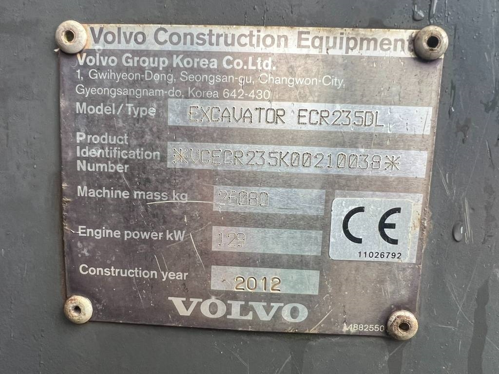 Volvo ECR 235 DL