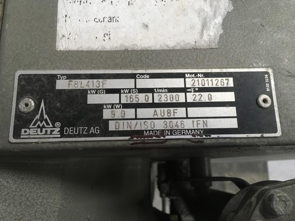 Deutz F8L413F-173 USED