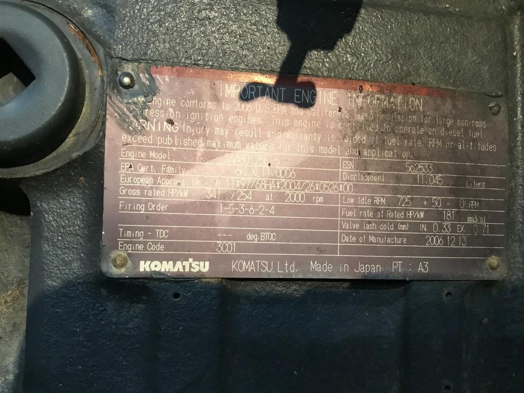 Komatsu SAA6D125E-5 USED