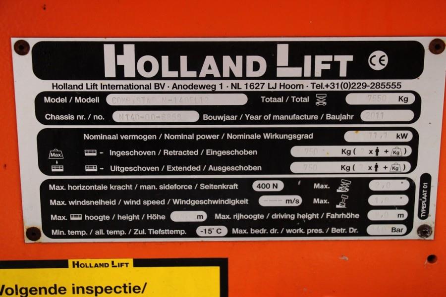 Holland Lift Lift Combistar N-140EL12 Valid inspection, *Guaran
