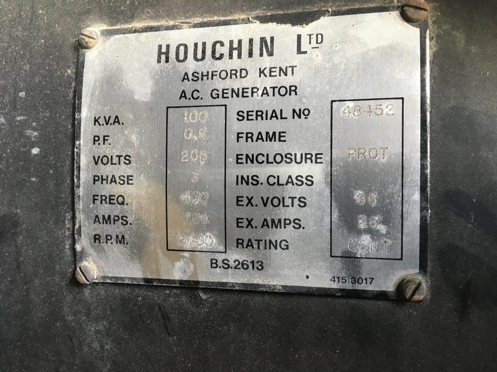 Cummins 6BT5.9 GENERATOR 100KVA USED