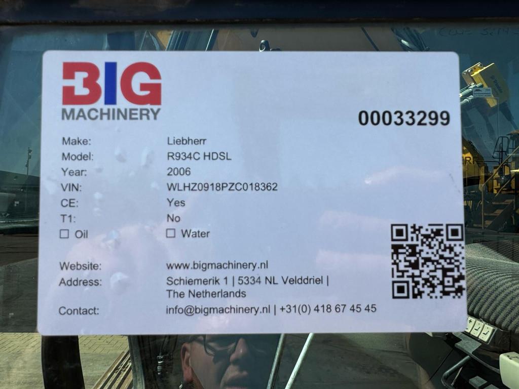 Liebherr R934C HDSL | Dutch Machine | Trimble Ready