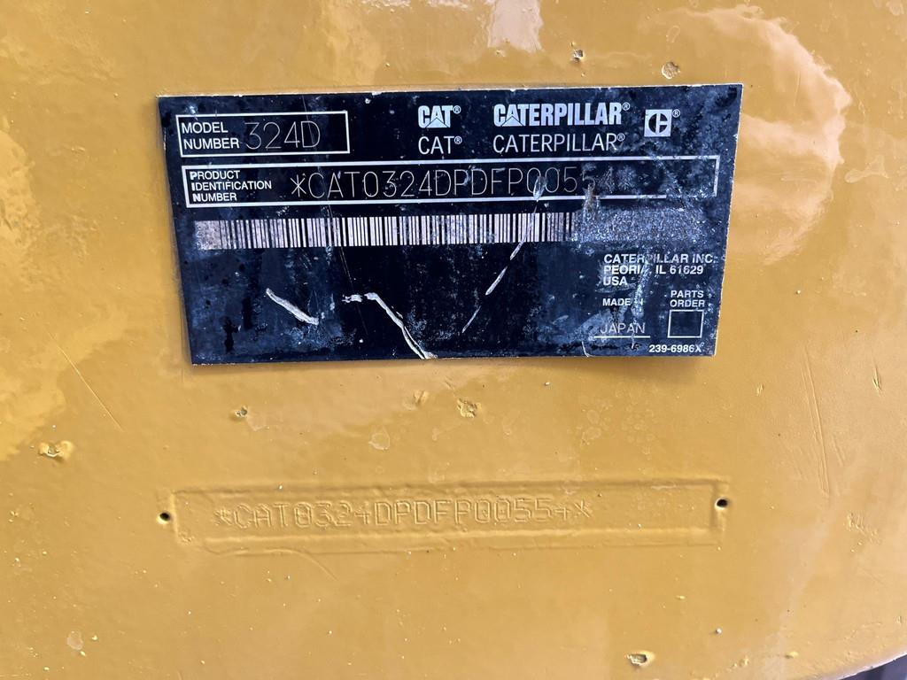CAT 324DL - Hammerlines / A/C Cabin / Caterpillar C7 /