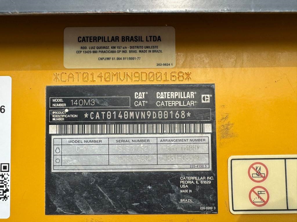 CAT 140M3 Trimble Ready