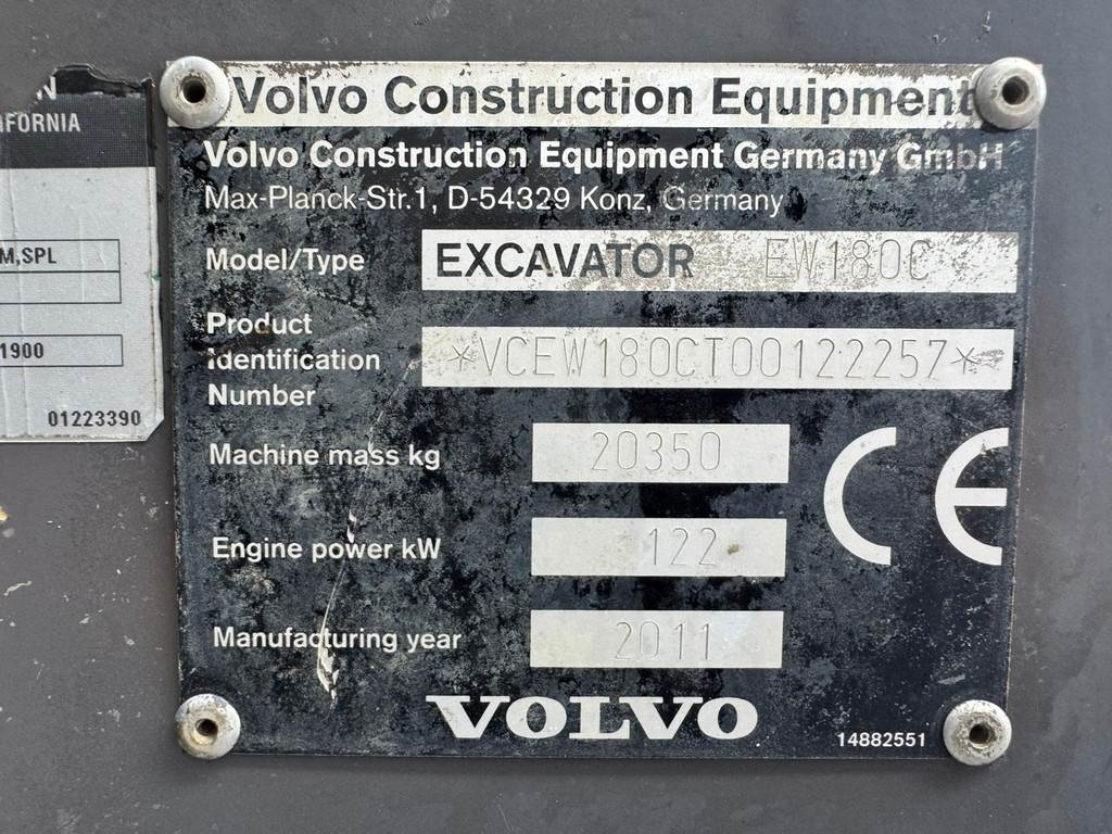 Volvo EW180C