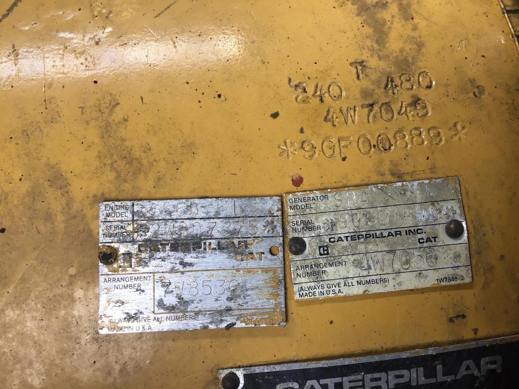 CAT 3406B GENERATOR 320 KVA USED
